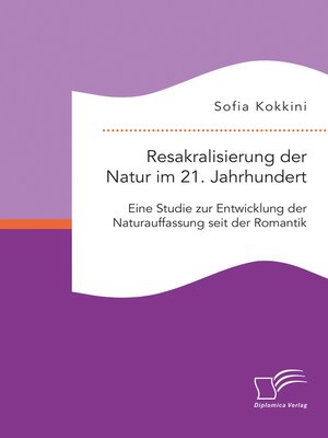 cover image of Resakralisierung der Natur im 21. Jahrhundert